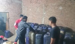 Kodim 0412 dan Polres Lampura Berhasil Amankan Oknum Penimbun Solar Subsidi